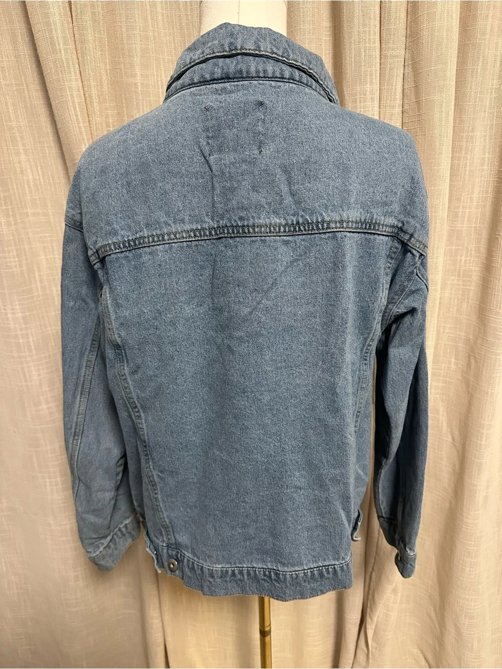 Endless Love Women’s Light Blue Distressed Denim Jacket